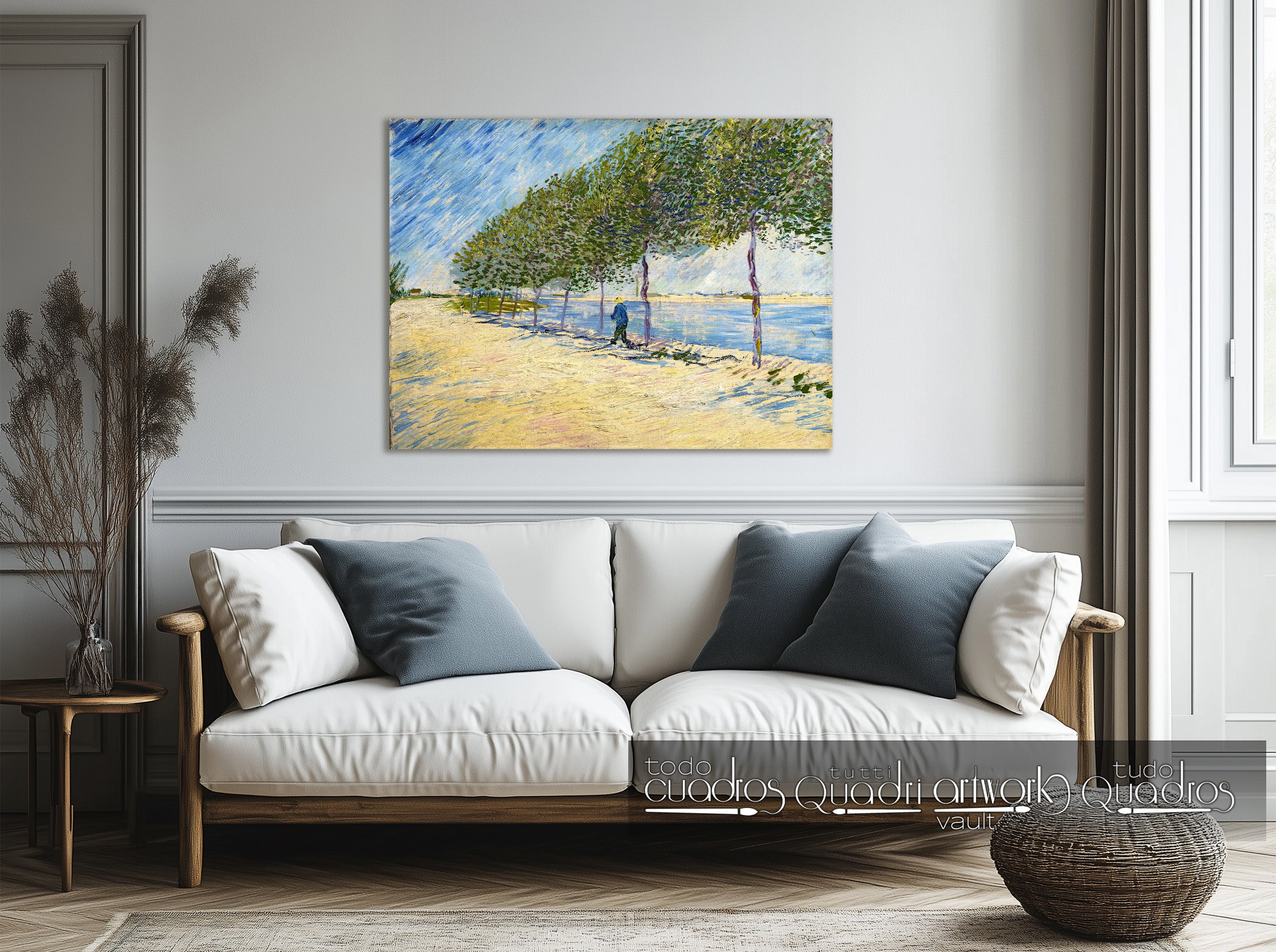 Paseo a lo largo del Sena, Van Gogh
