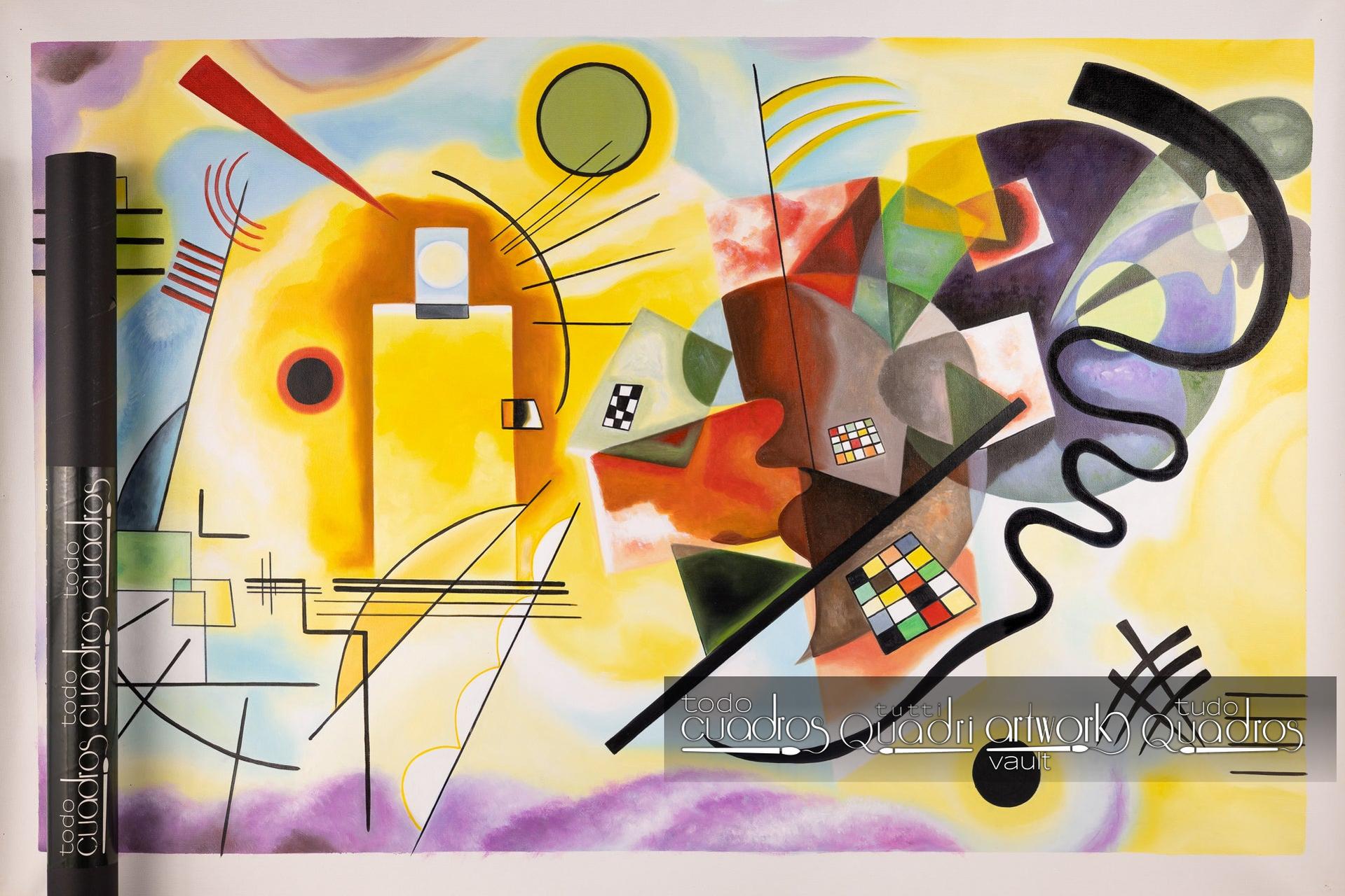 Amarillo, rojo y azul, Kandinsky