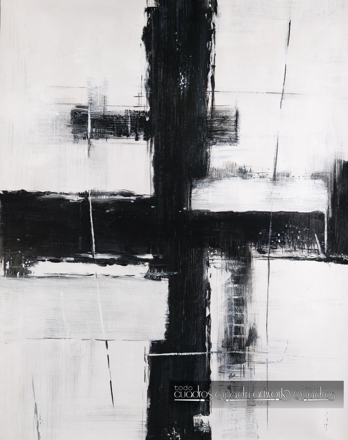 Intersección en blanco y negro