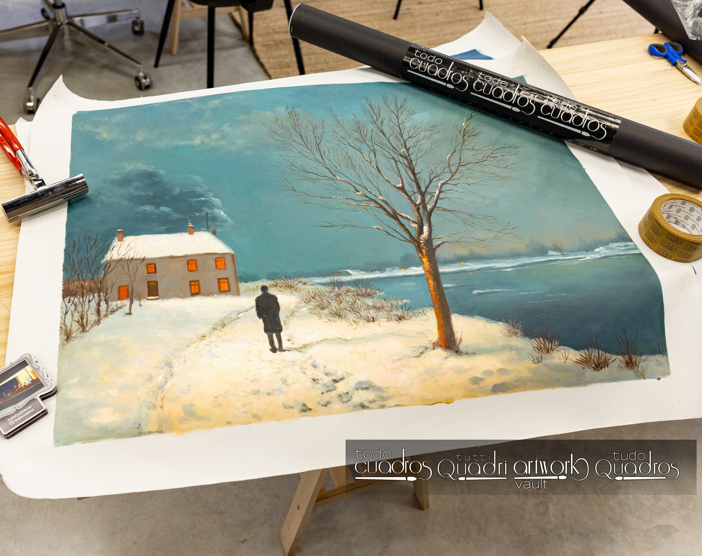 Donde termina el camino, estilo Hopper