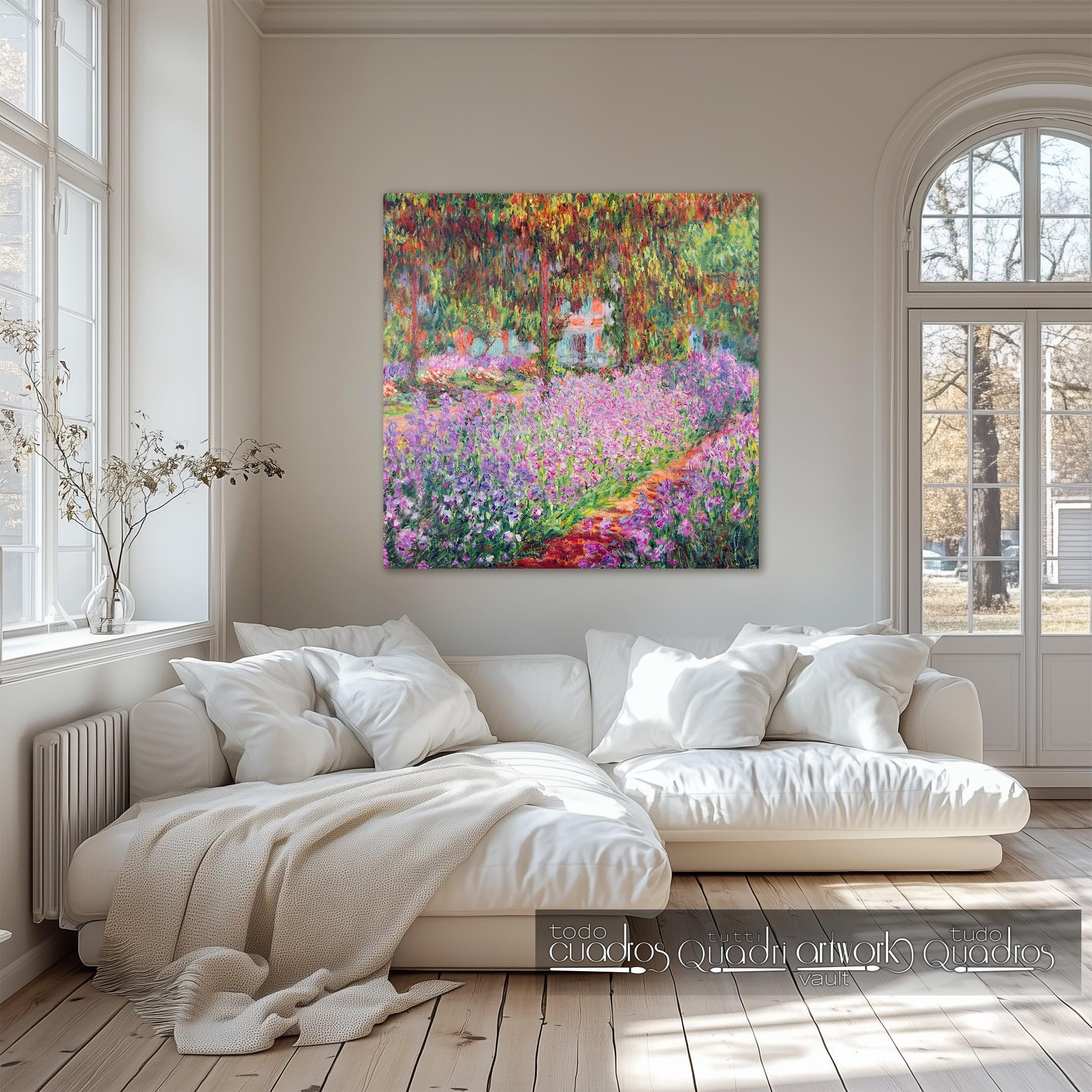 El jardín del artista en Giverny, Monet