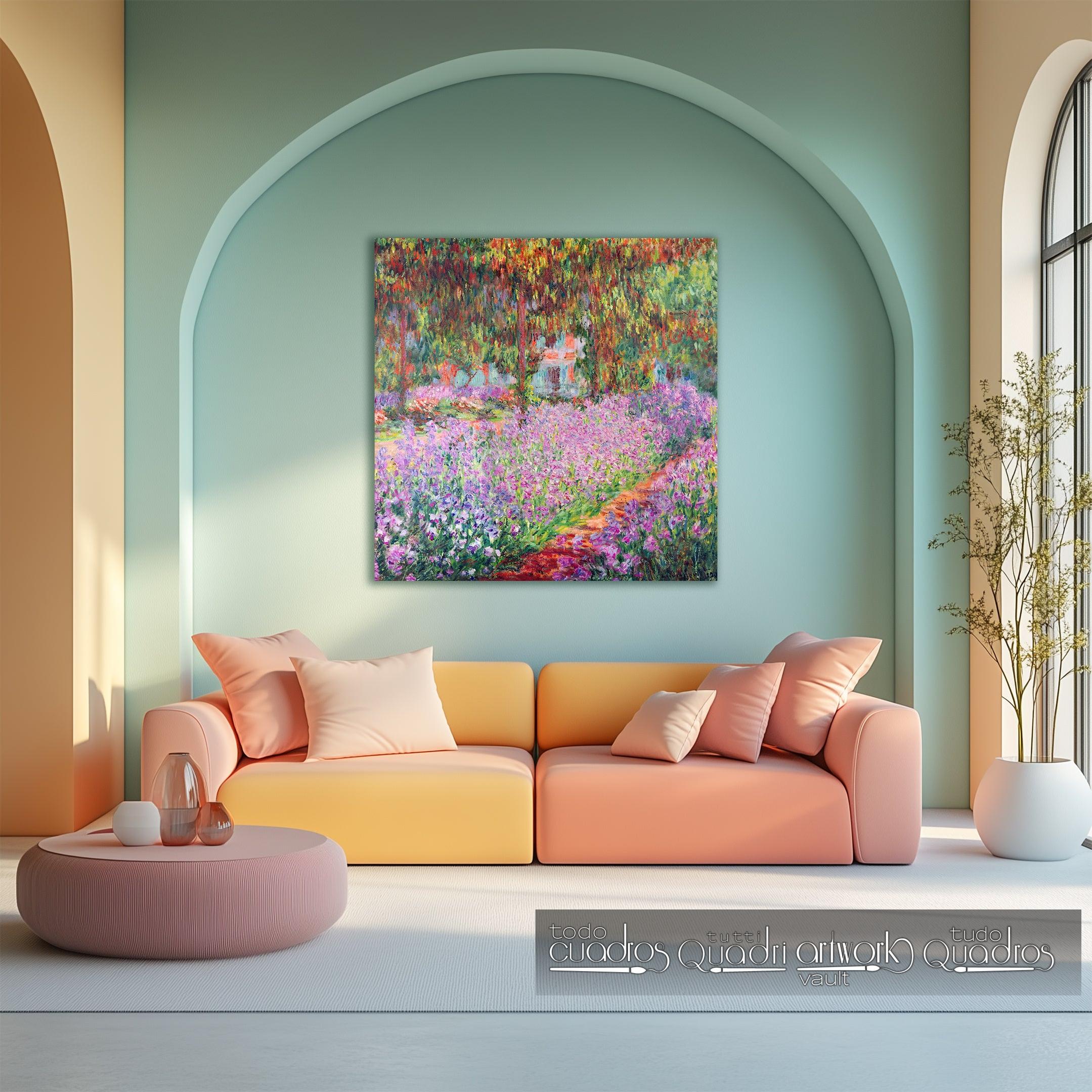 El jardín del artista en Giverny, Monet