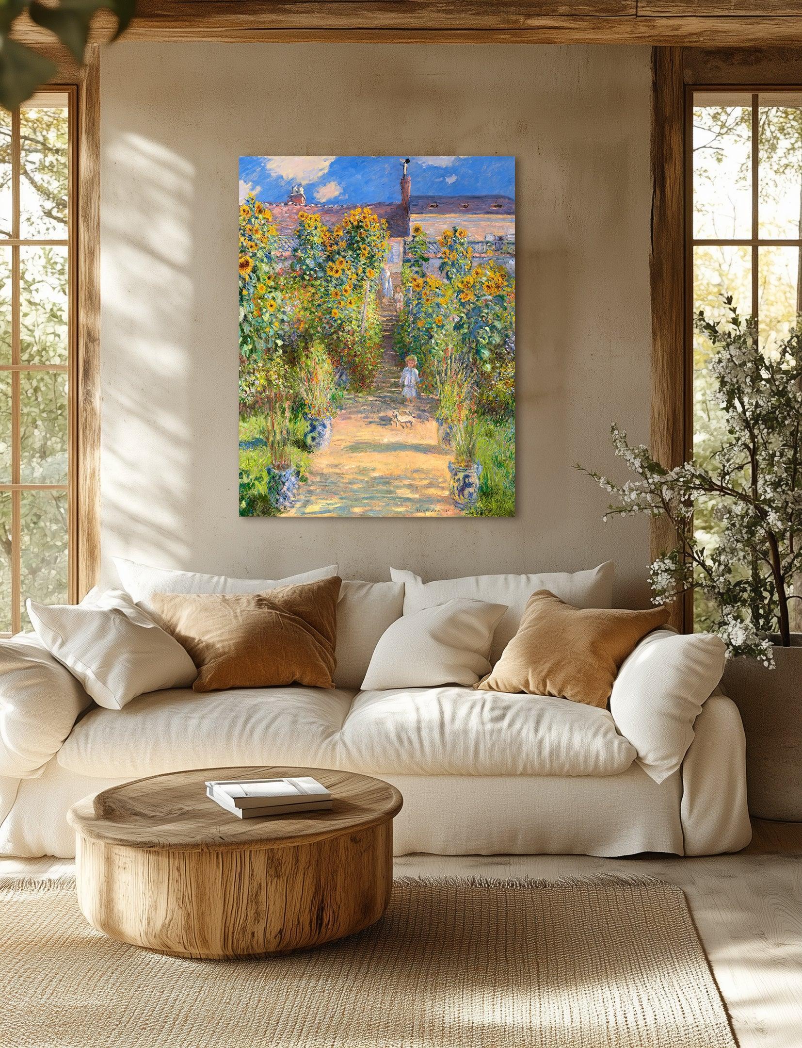 Jardín de Vetheuil, Monet