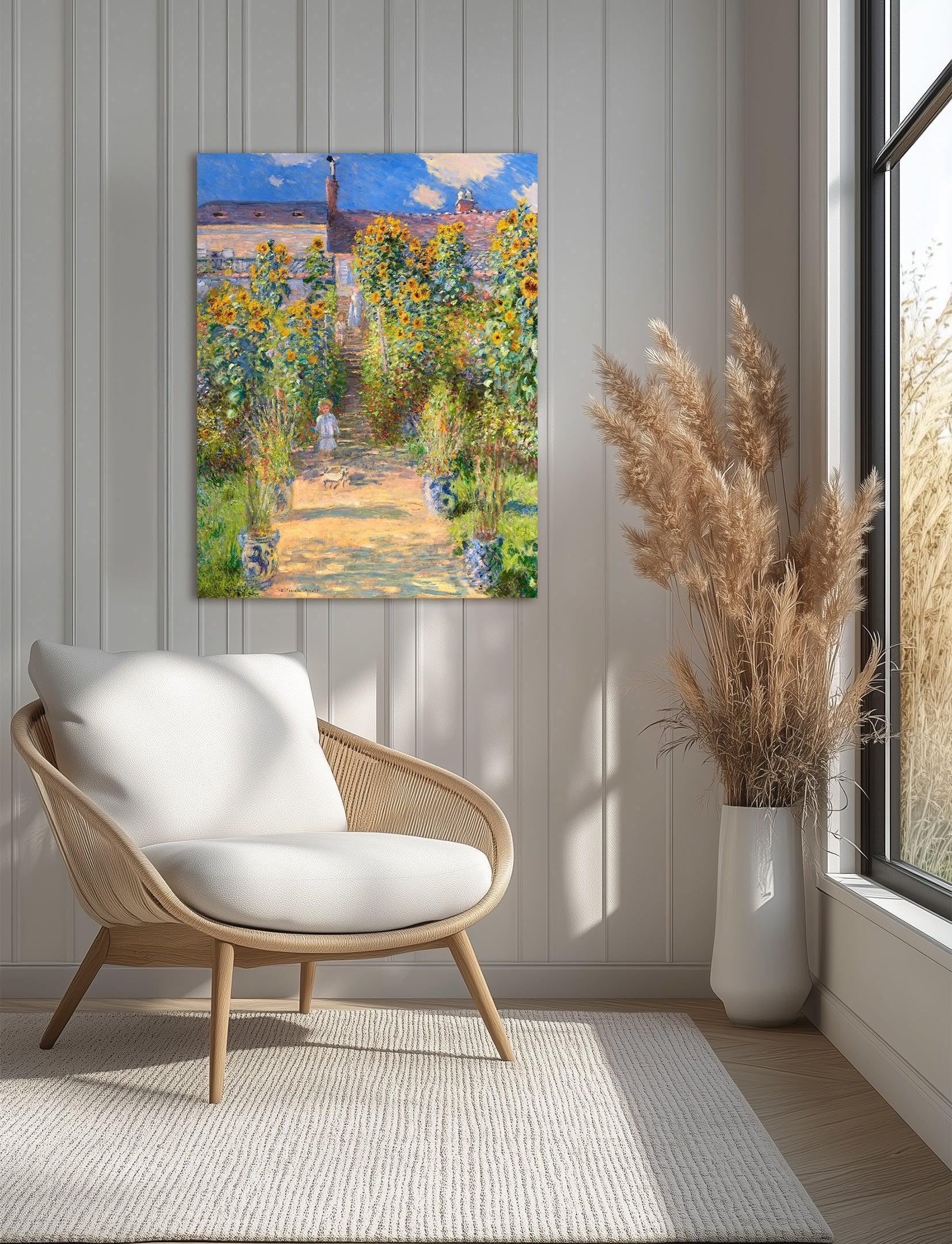 Jardín de Vetheuil, Monet
