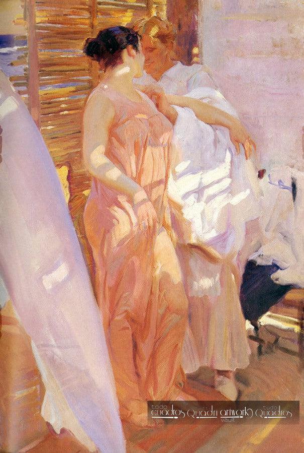 La bata rosa, Sorolla