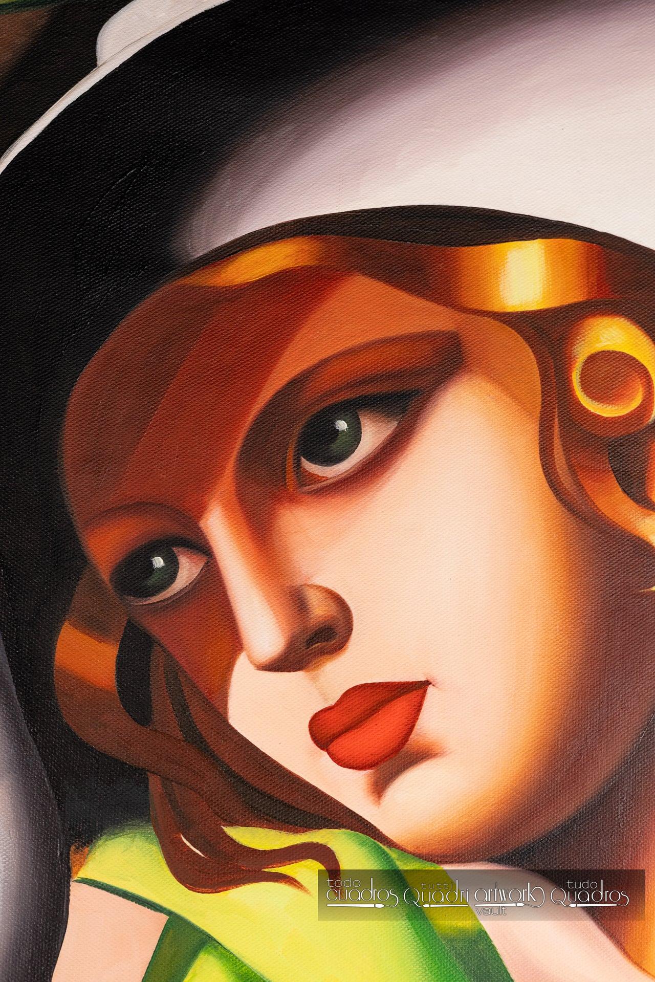Muchacha con guantes, Lempicka