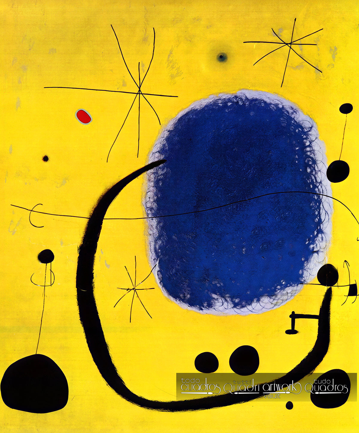 El oro del azul, Miró