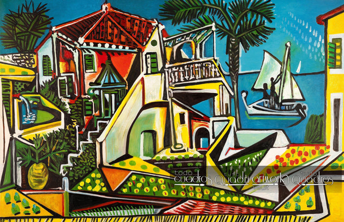 Paisaje mediterráneo, Picasso