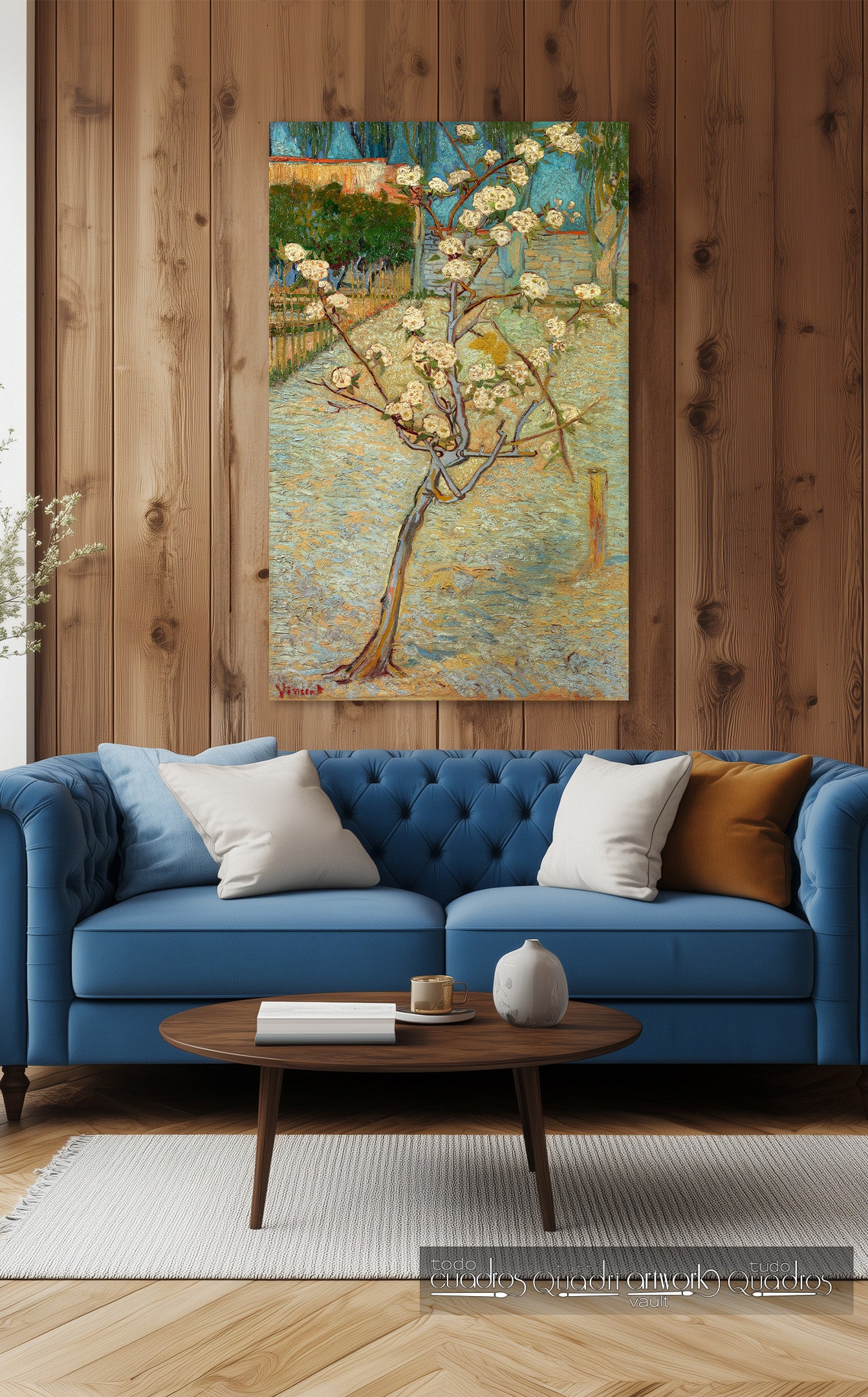 Pequeño peral en flor, Van Gogh