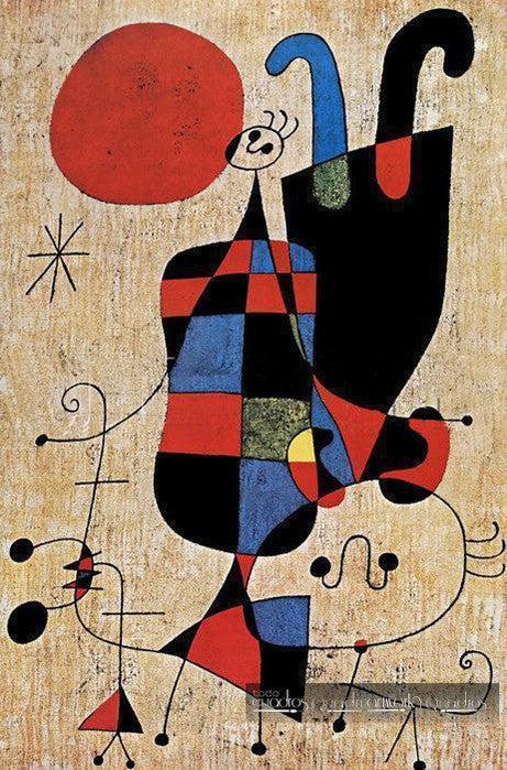 Perro frente al sol, Miró