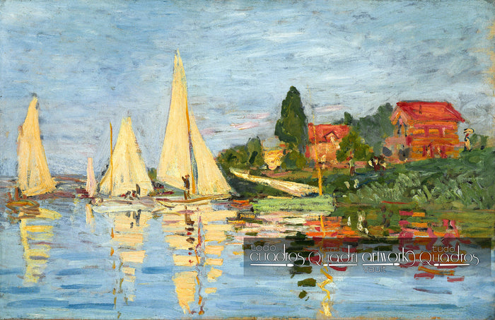 De regata en Argenteuil, Monet