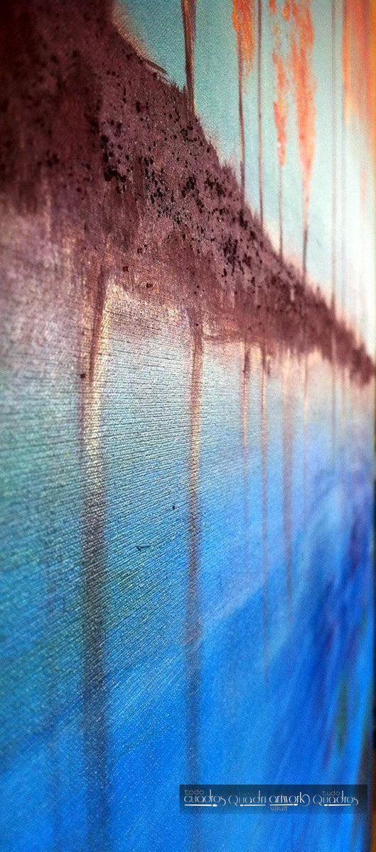 Cuadro "El lago azul" <br /> A. Croxatto