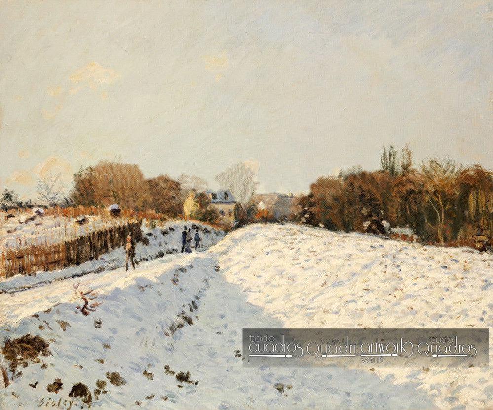 Nieve en Argenteuil, Sisley