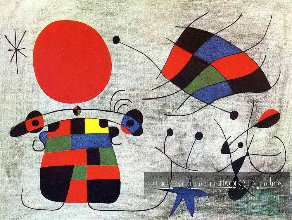 La Sonrisa de Alas Flameantes, Miró