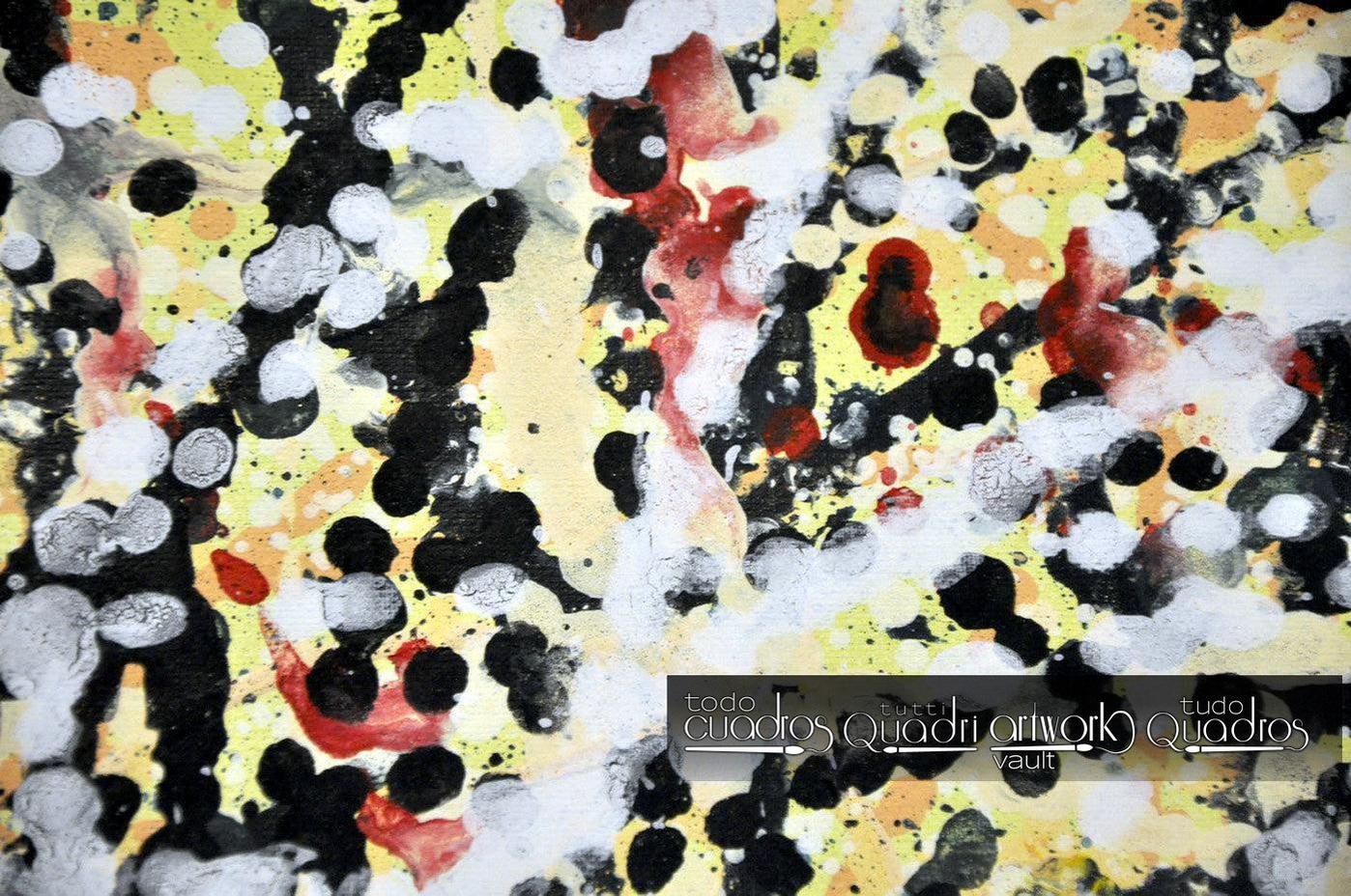 Cuadro "Homenaje a Pollock" <br /> A. Croxatto (2015)