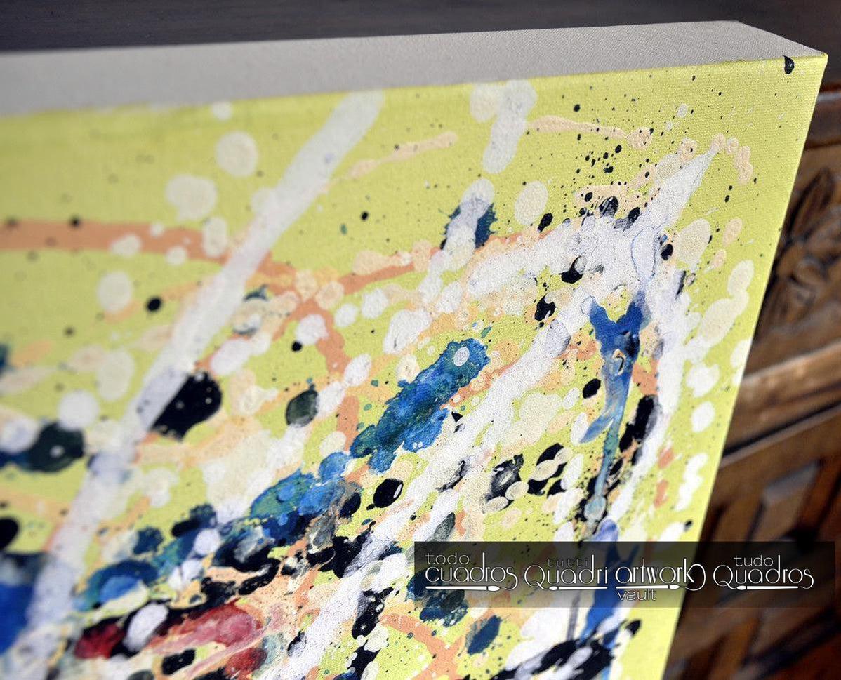 Cuadro "Homenaje a Pollock" <br /> A. Croxatto (2015)