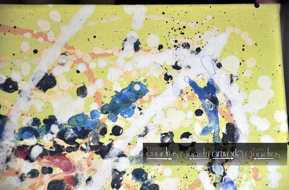 Cuadro "Homenaje a Pollock" <br /> A. Croxatto (2015)