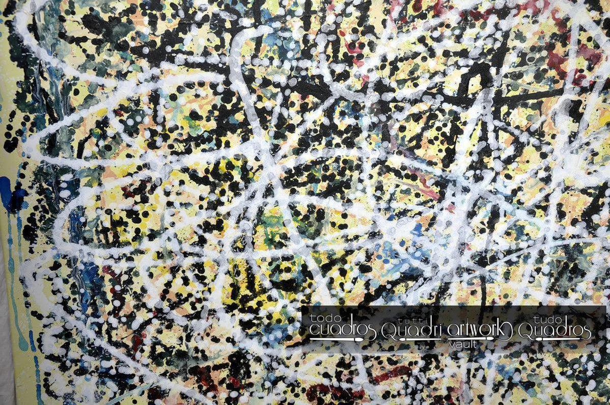 Cuadro "Homenaje a Pollock" <br /> A. Croxatto (2015)