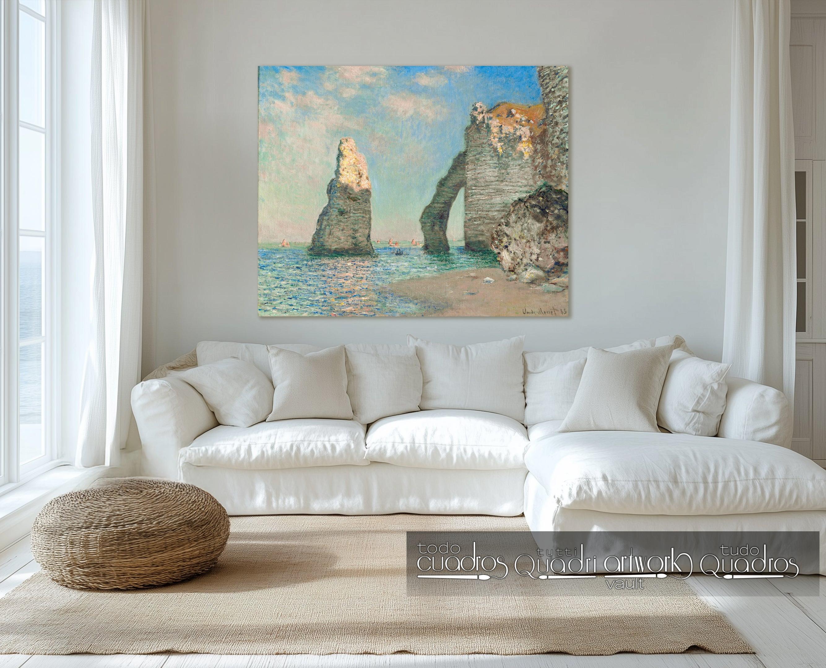 Acantilados de Étretat, Monet