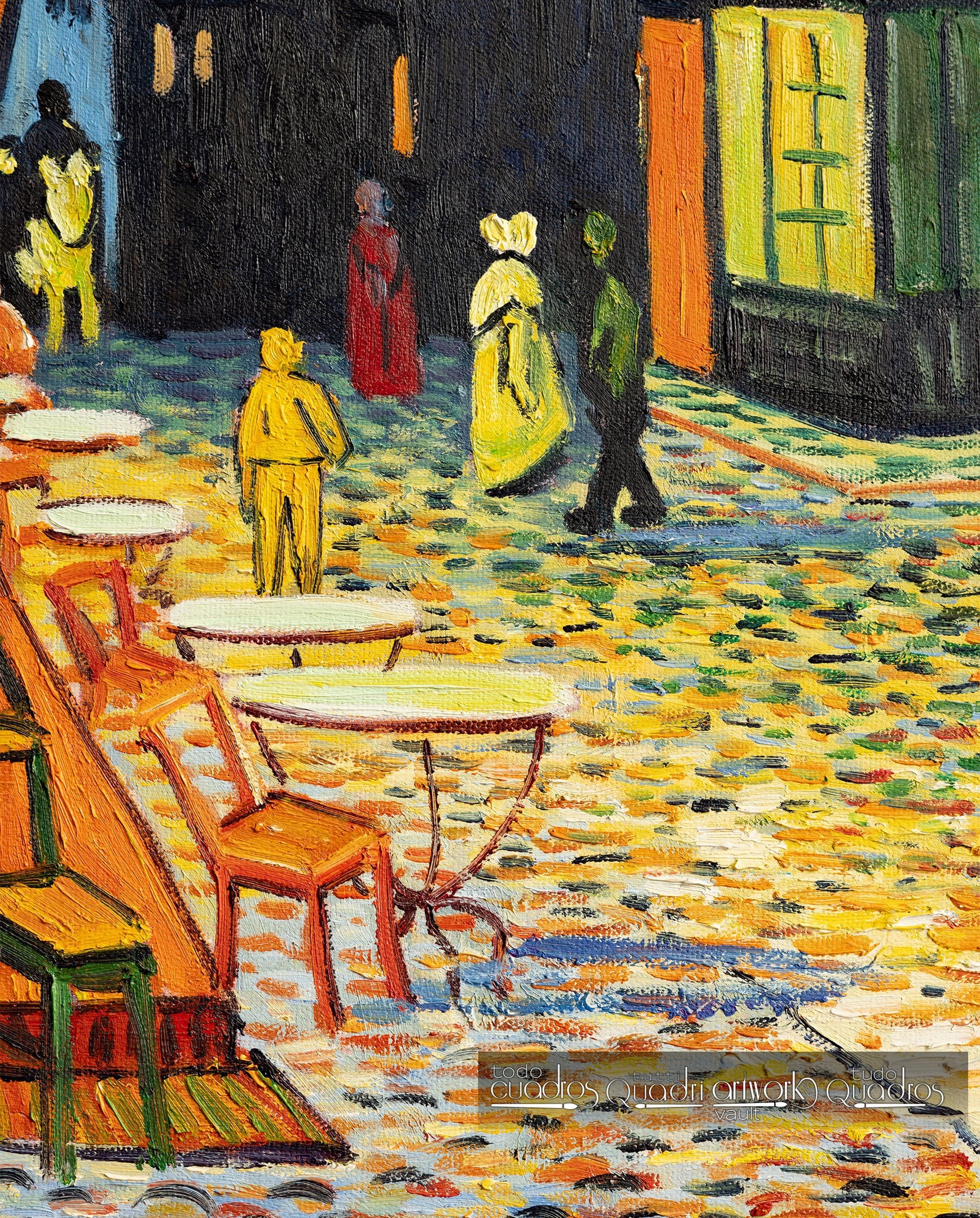 Terraza de café por la noche, Van Gogh