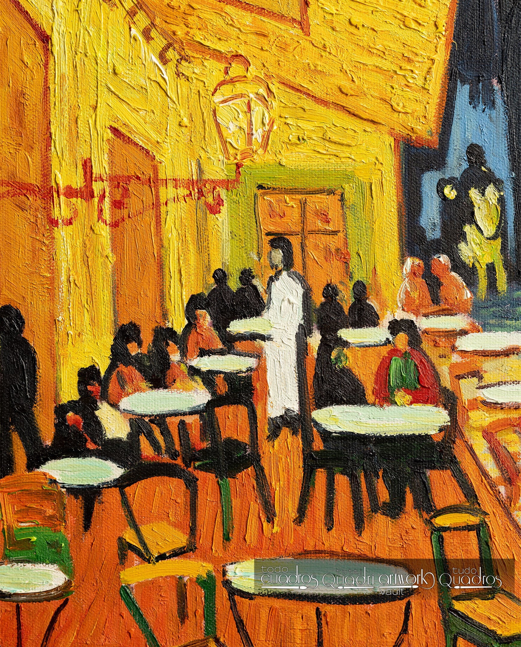 Terraza de café por la noche, Van Gogh
