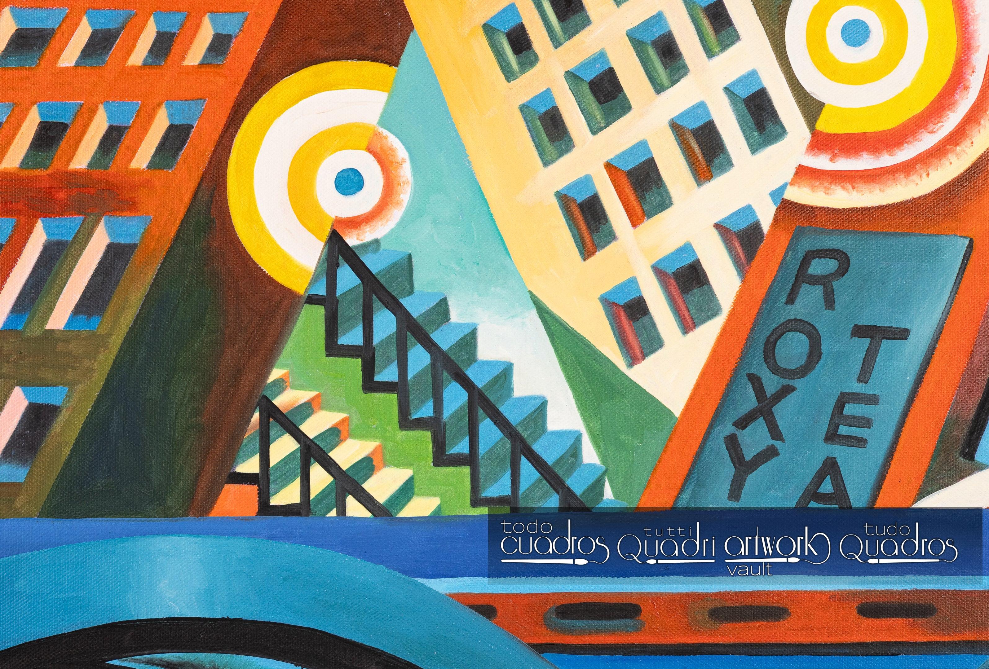 Rascacielos y túnel, Depero