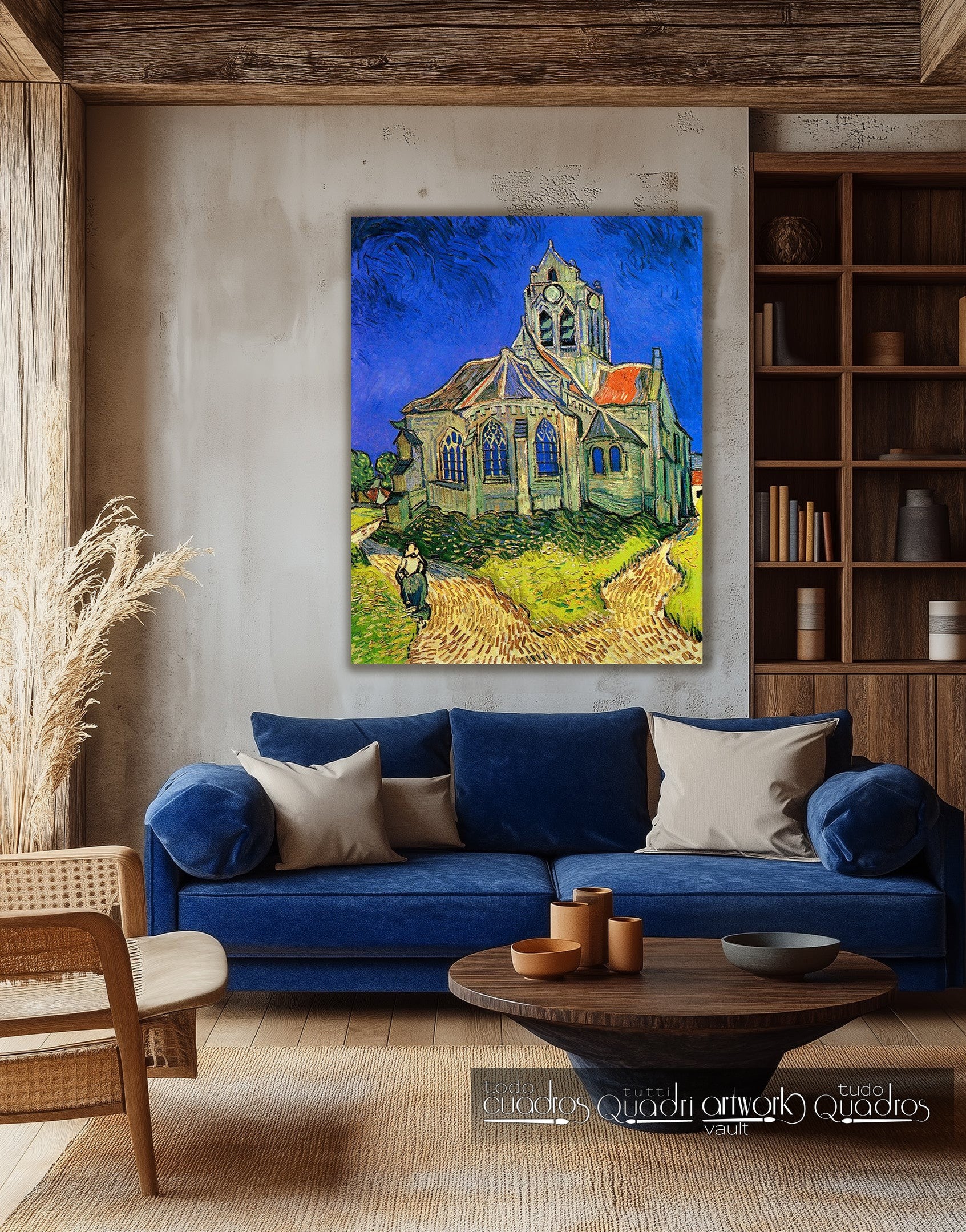 La iglesia de Auvers, Van Gogh