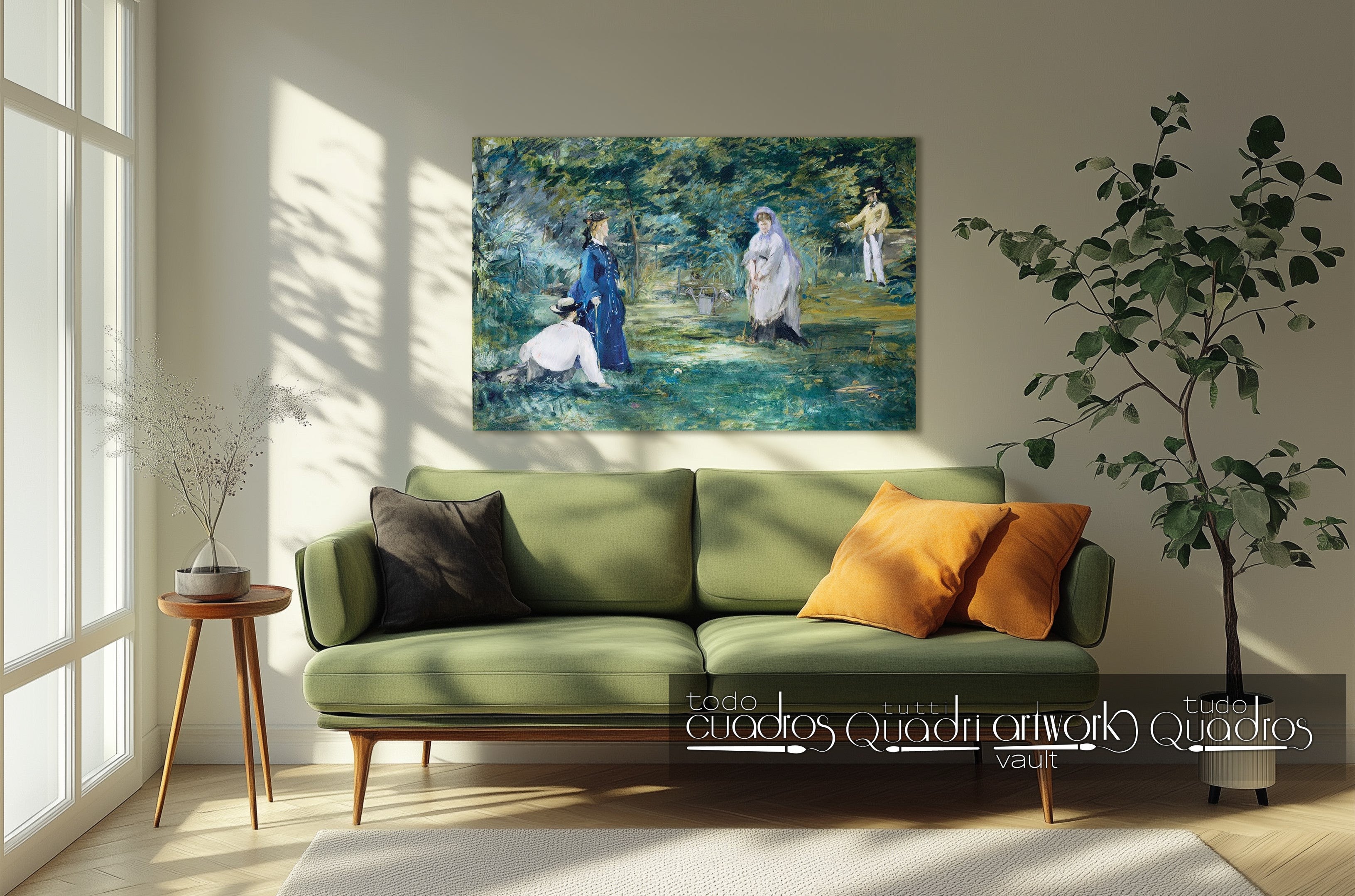 Un juego de croquet, Manet
