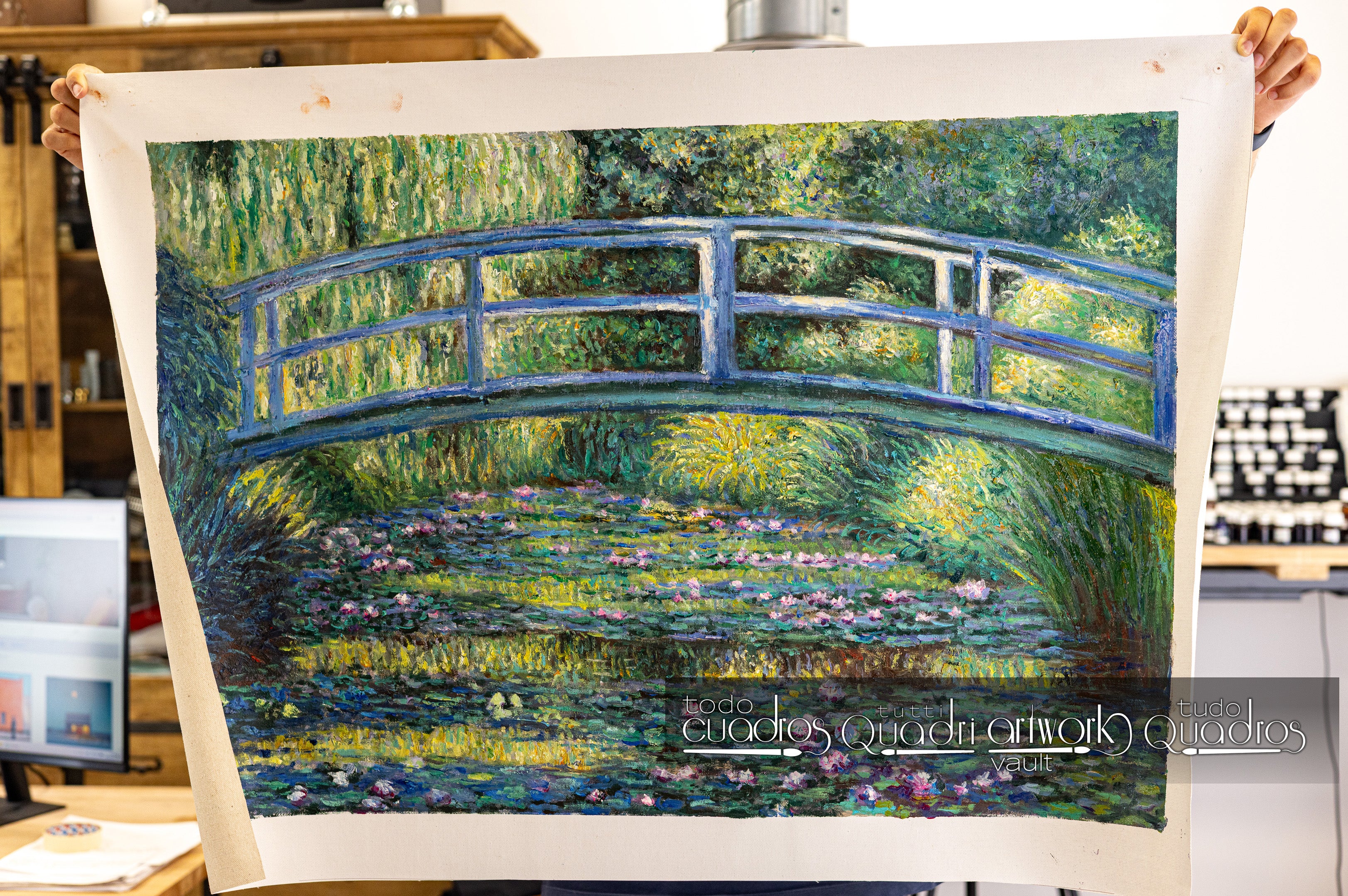 Puente japonés, Monet