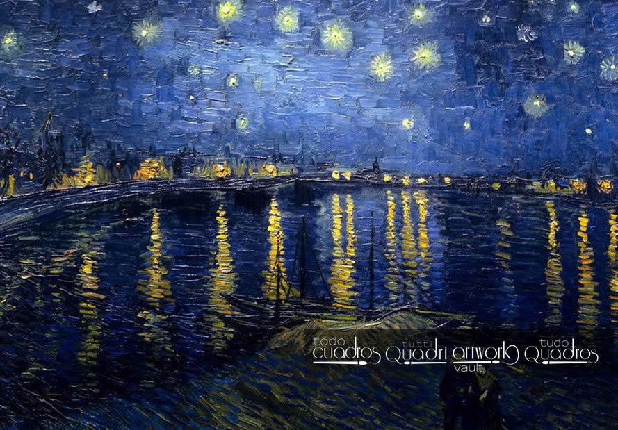 La noche estrellada sobre el Ródano, Van Gogh