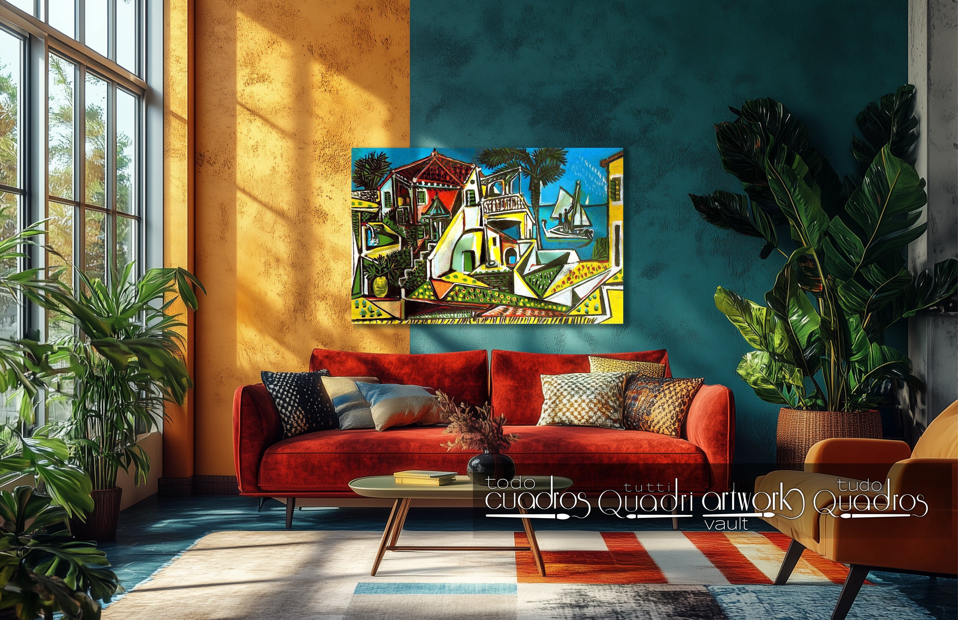 Paisaje mediterráneo, Picasso