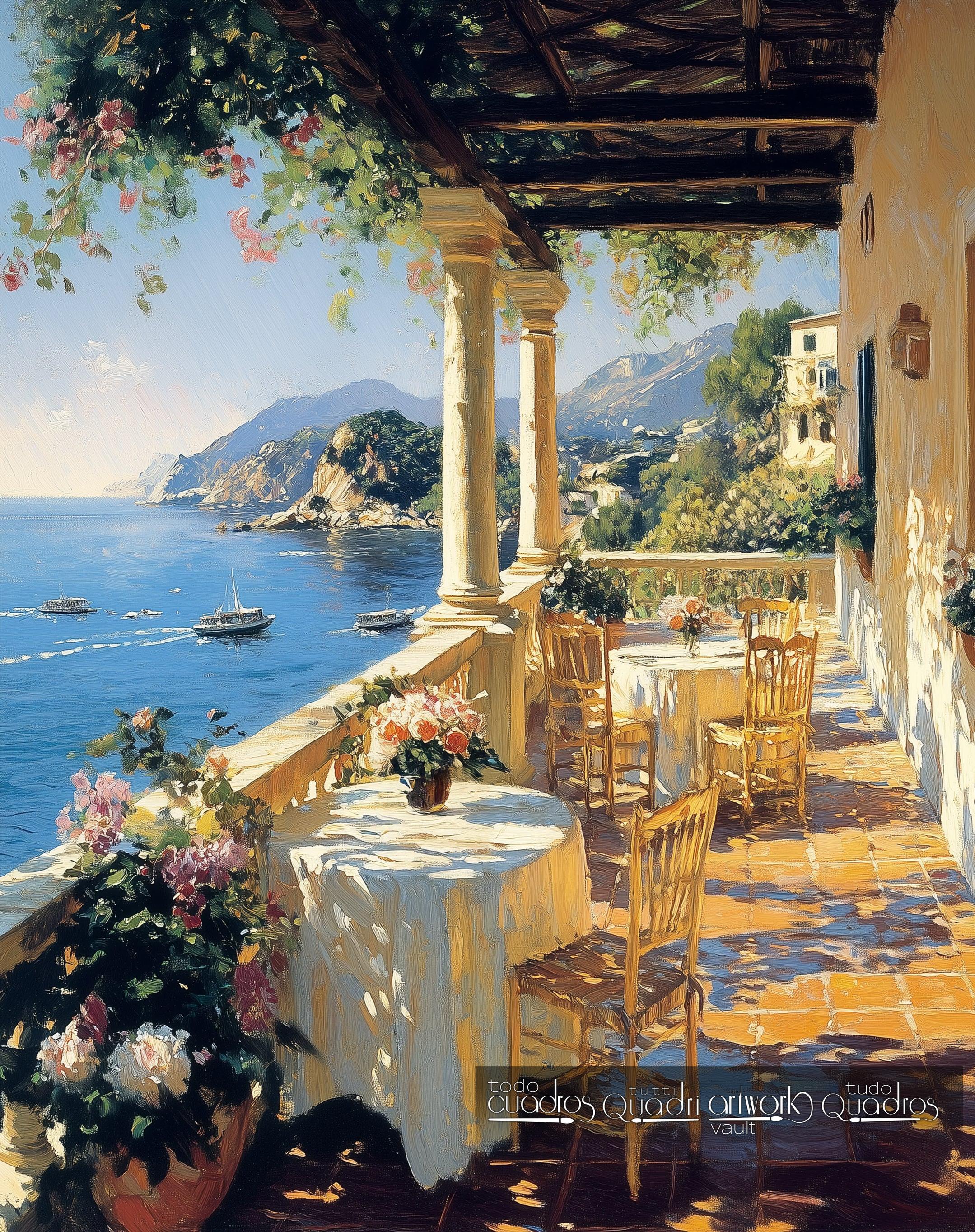Al abrigo del sol, estilo Sorolla