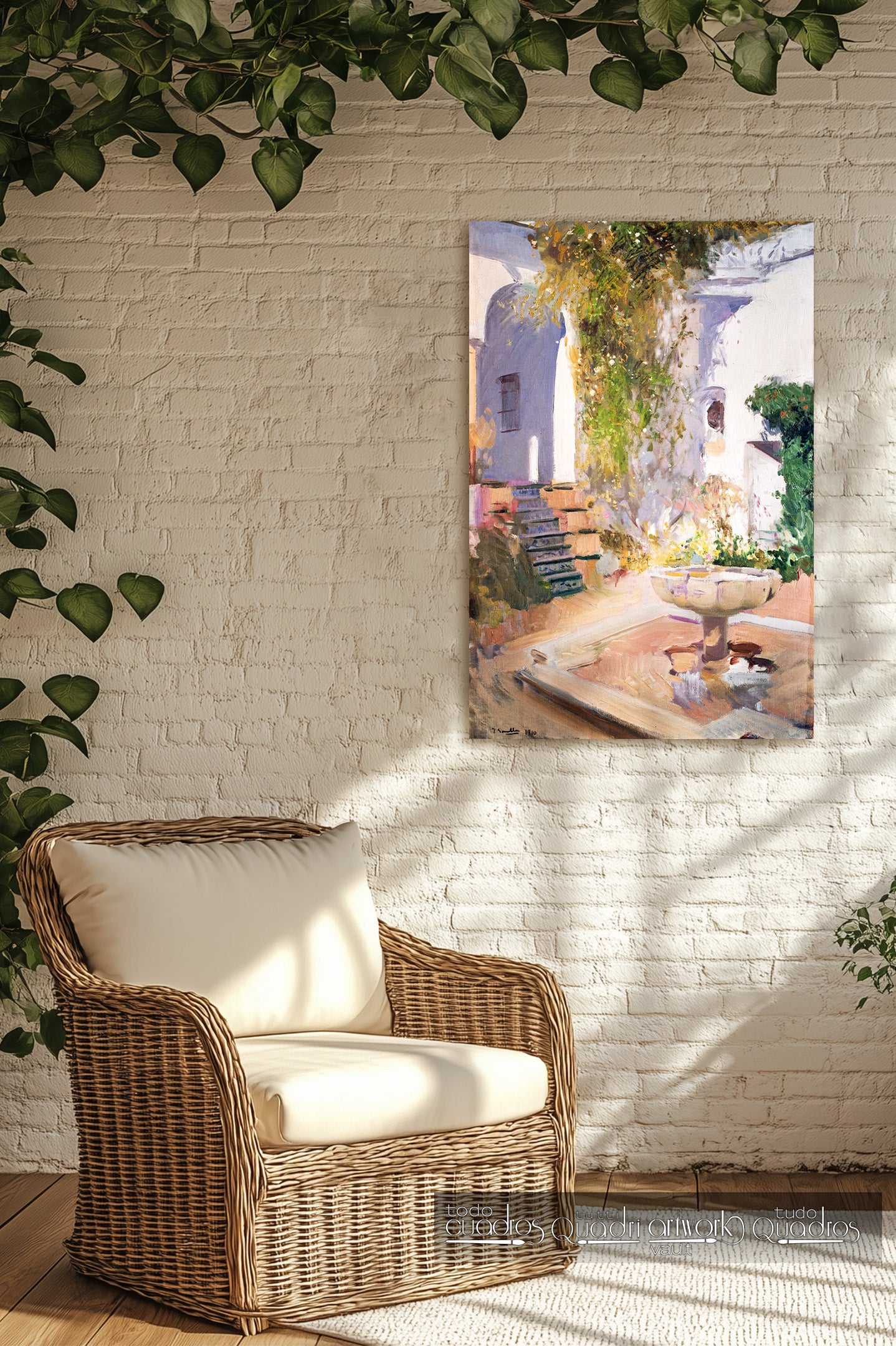 Gruta del jardín en Sevilla, Sorolla