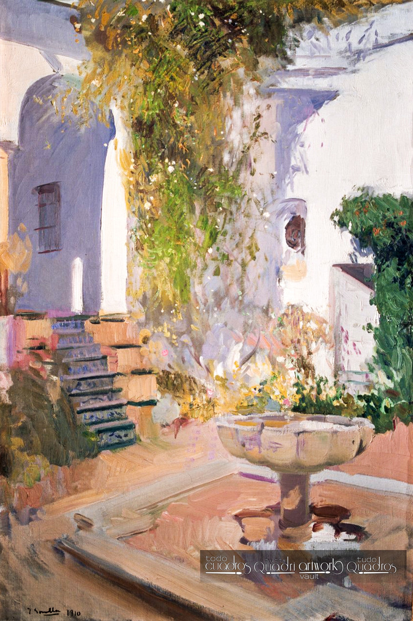 Gruta del jardín en Sevilla, Sorolla