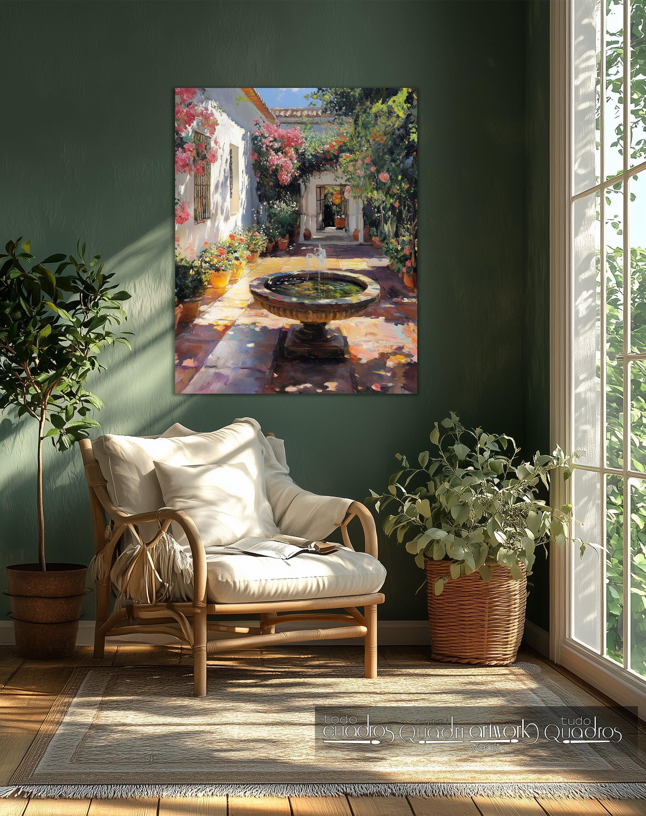 Un rincón andaluz, estilo Sorolla