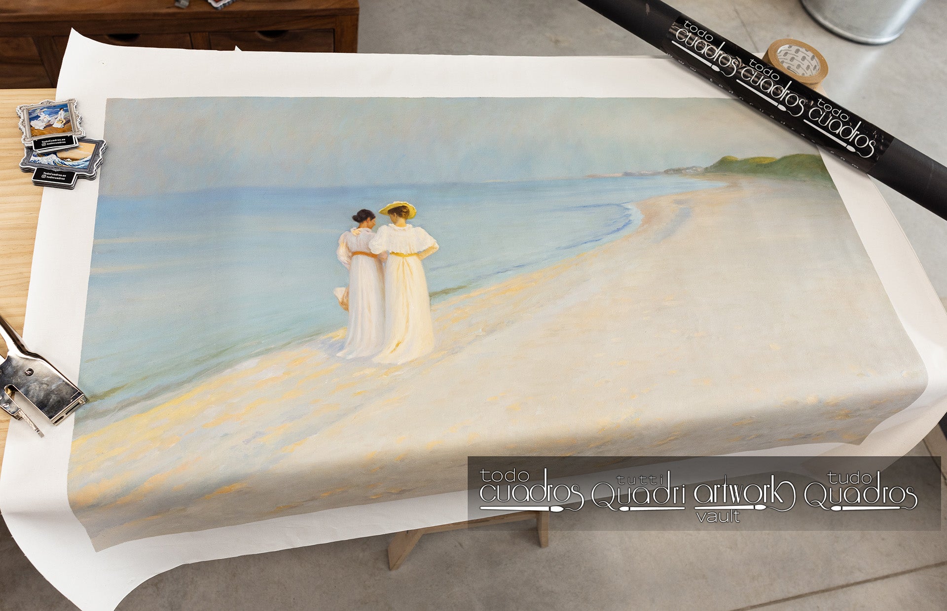 Tarde de verano en la playa de Skagen,  P. S. Krøyer