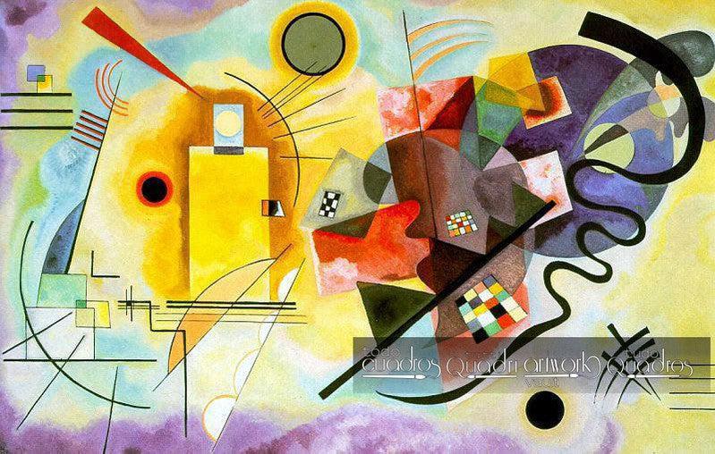 Amarillo, rojo y azul, Kandinsky