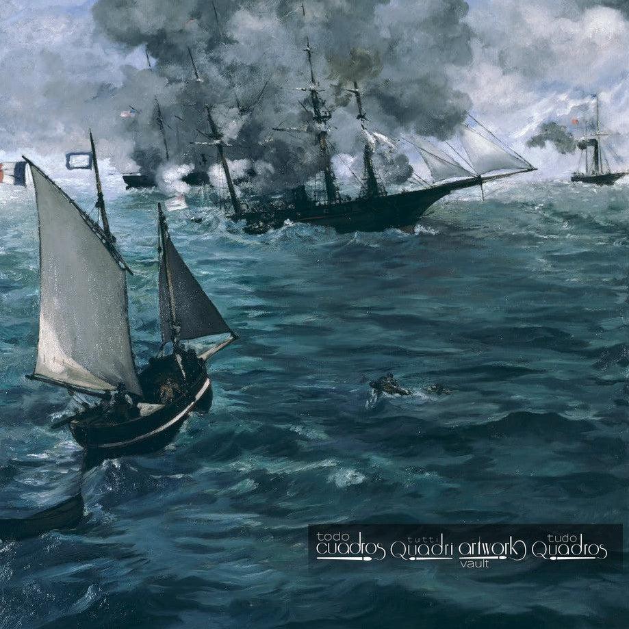 Batalla de Kearsarge y Alabama, Manet