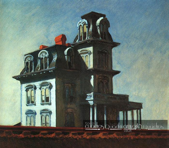 Casa junto a la vía del tren, Hopper