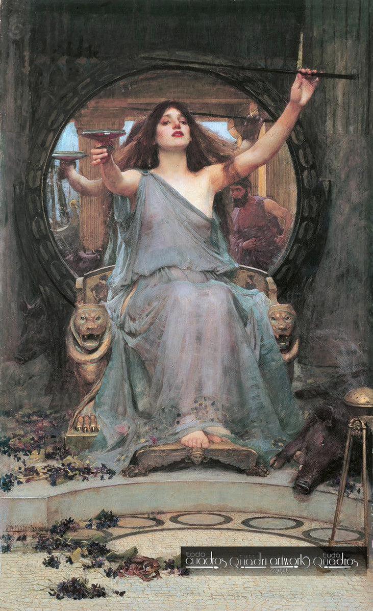 Circe ofreciendo la copa a Odiseo, J. W. Waterhouse