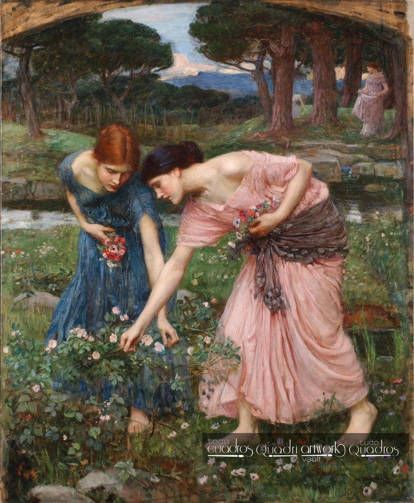 Coged rosas Mientras podáis, J. W. Waterhouse