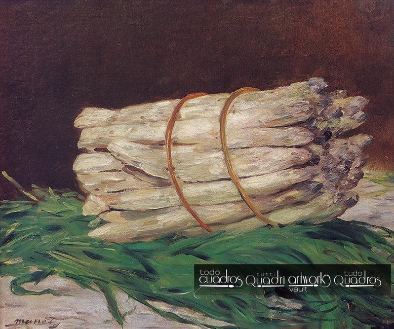 Manojo de espárragos, Manet