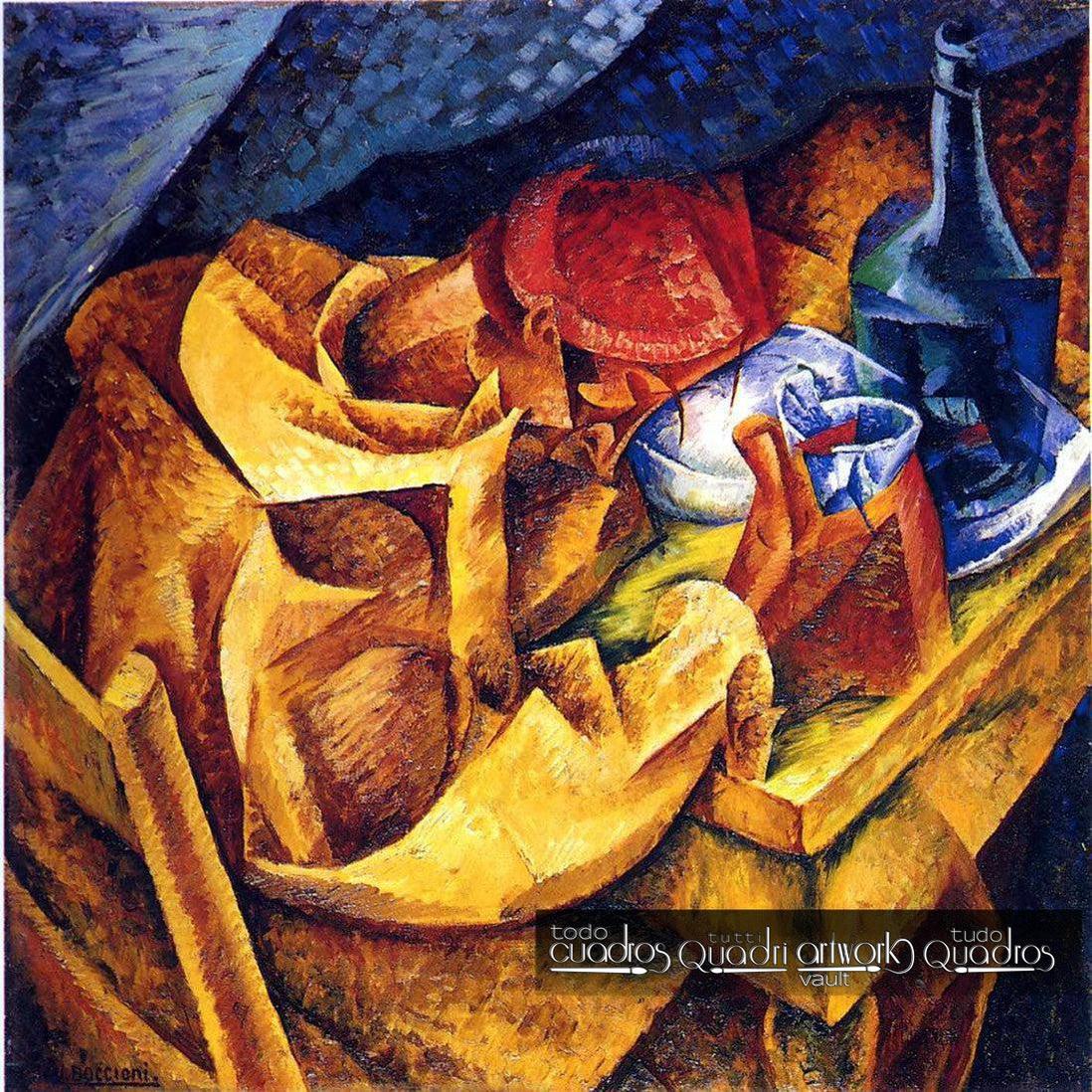 El bebedor, Boccioni