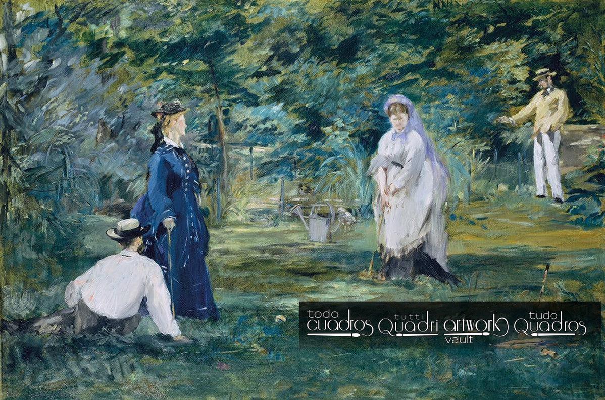 Un juego de croquet, Manet