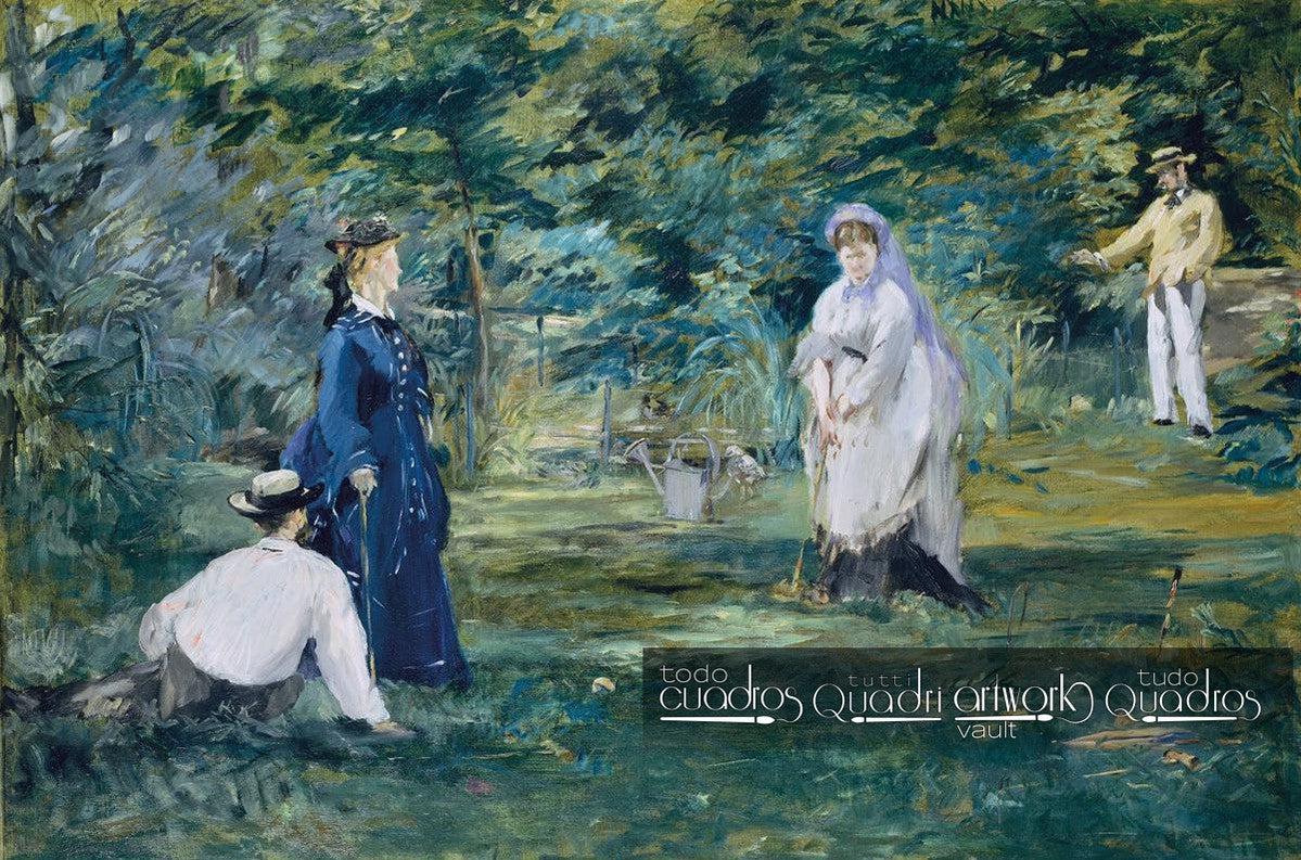 Un juego de croquet, Manet