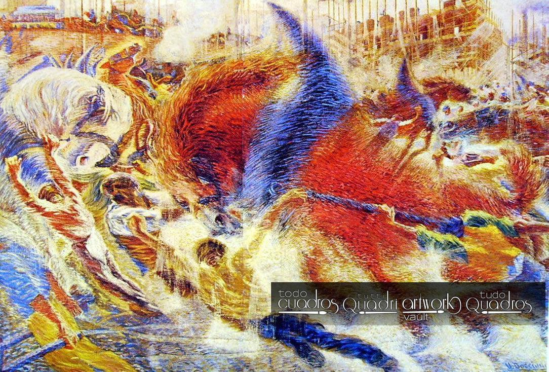 La ciudad que asciende, Boccioni