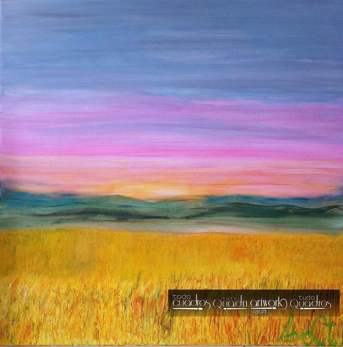 Cuadro "La cosecha" <br /> A. Croxatto (2015)