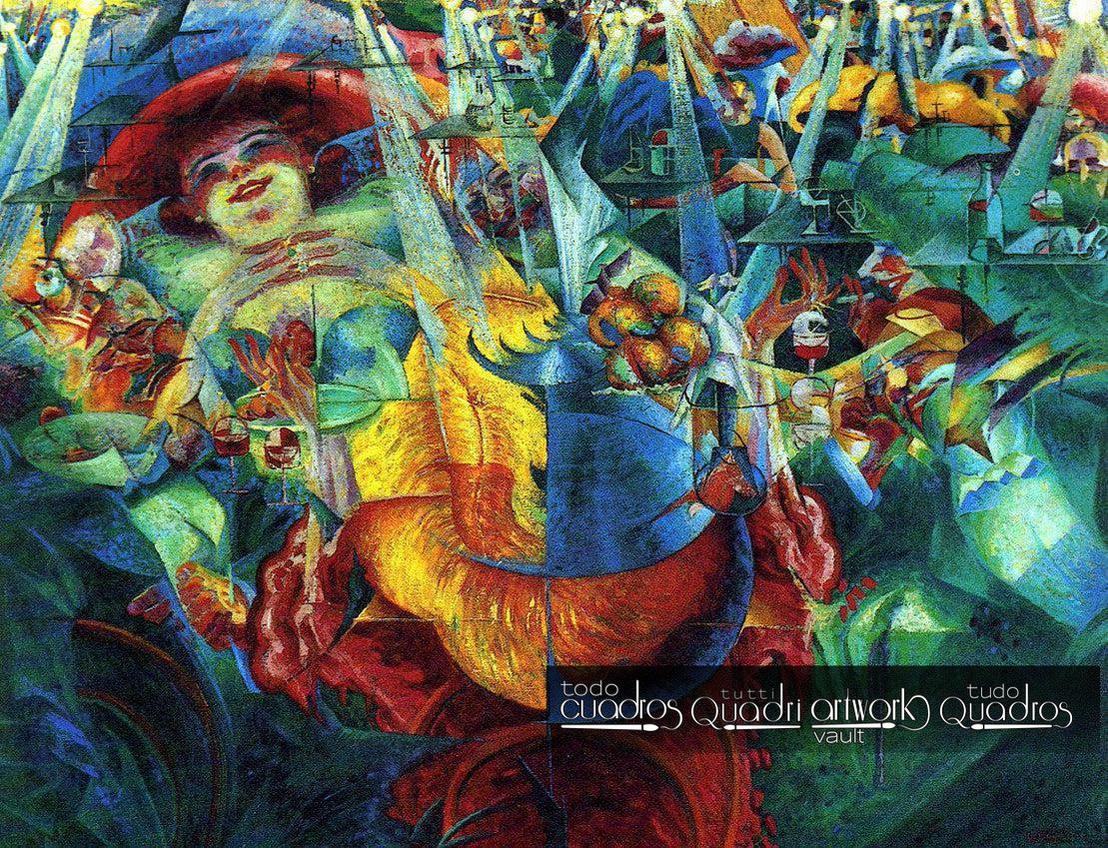 La risa, Boccioni