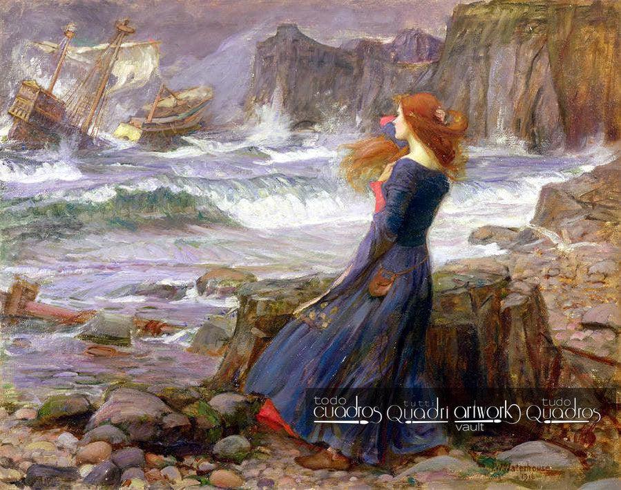 Miranda (La Tempestad), J. W. Waterhouse