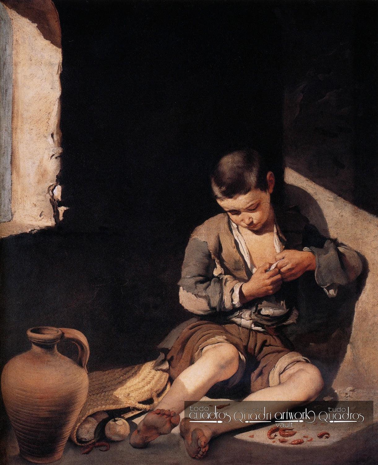 Joven mendigo, Murillo